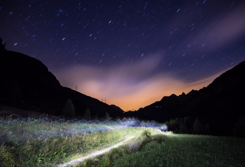 Tor des Geants at Night